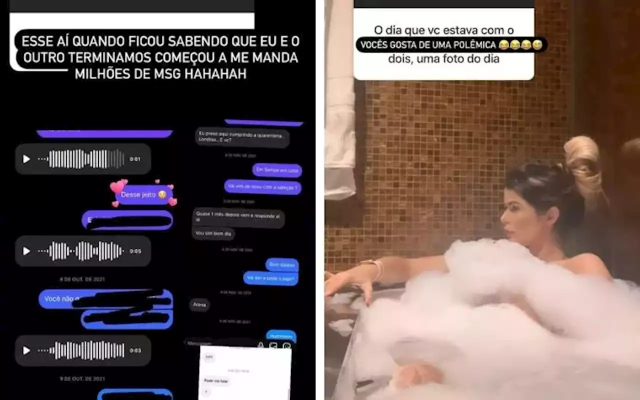 Suposta amante de Casemiro compartilha fotos e conversas que teve com o jogador em rede social