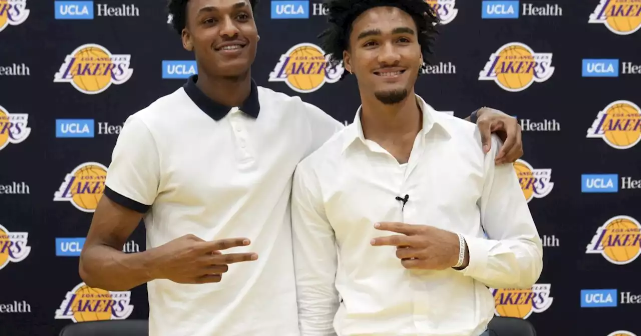 Lakers draft picks Jalen Hood-Schifino, Maxwell Lewis channel 'Mamba Mentality'