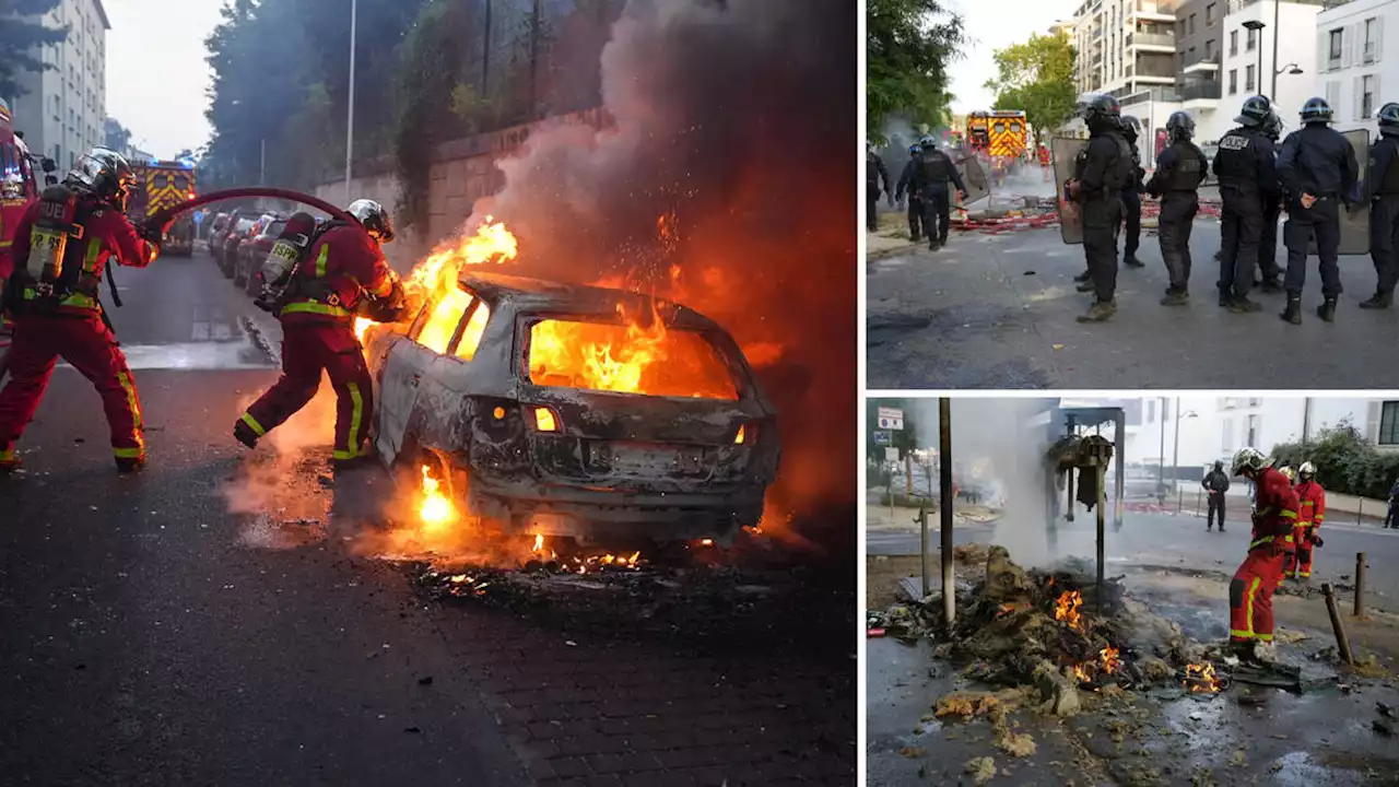 Riots erupt in Paris after teenager, 17, shot by police officer and homicide probe launched