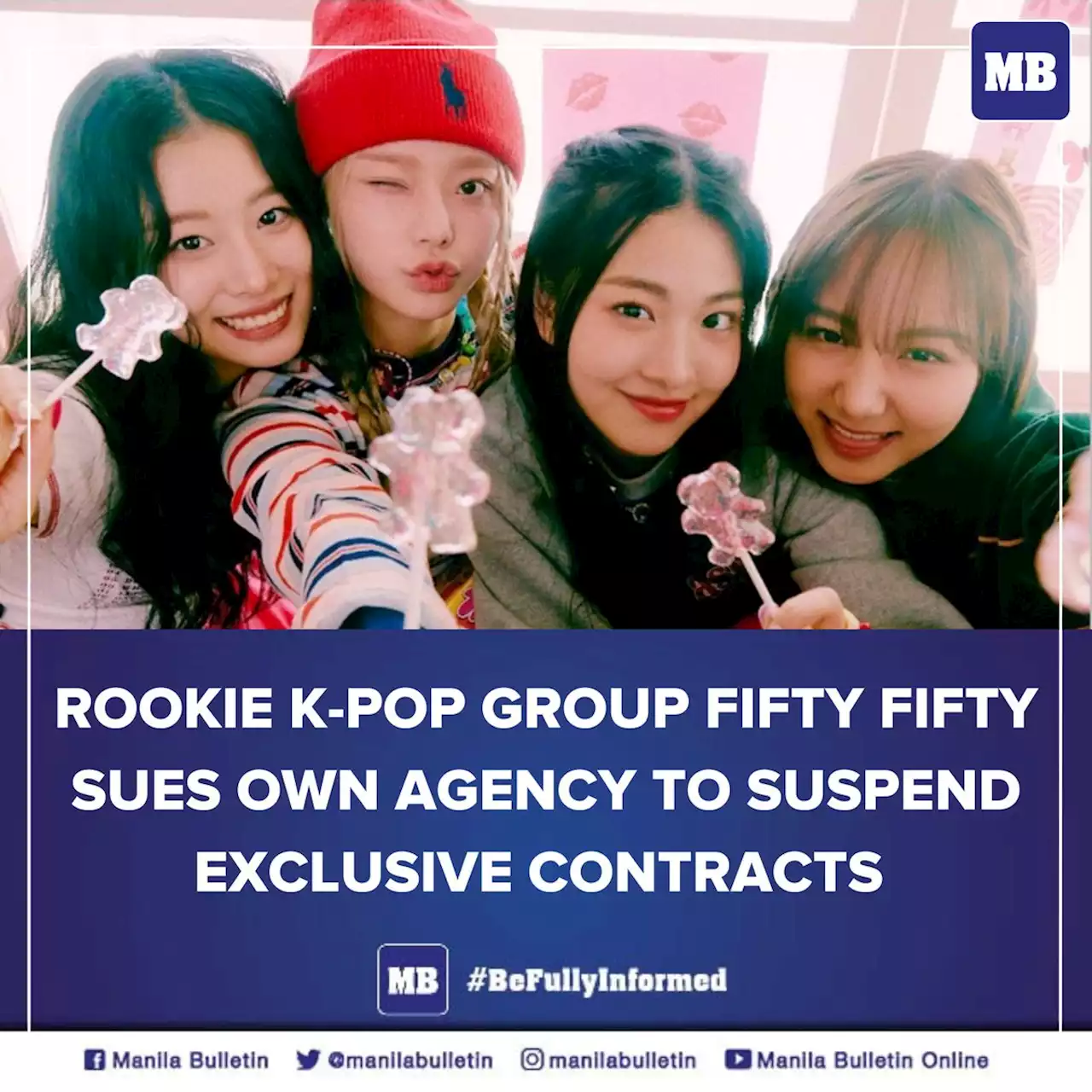 Rookie K-pop group Fifty Fifty sues own agency to suspend exclusive contracts