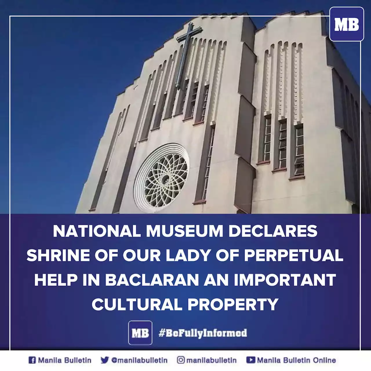 National Museum declares Shrine of Our Lady of Perpetual Help in Baclaran an important cultural property