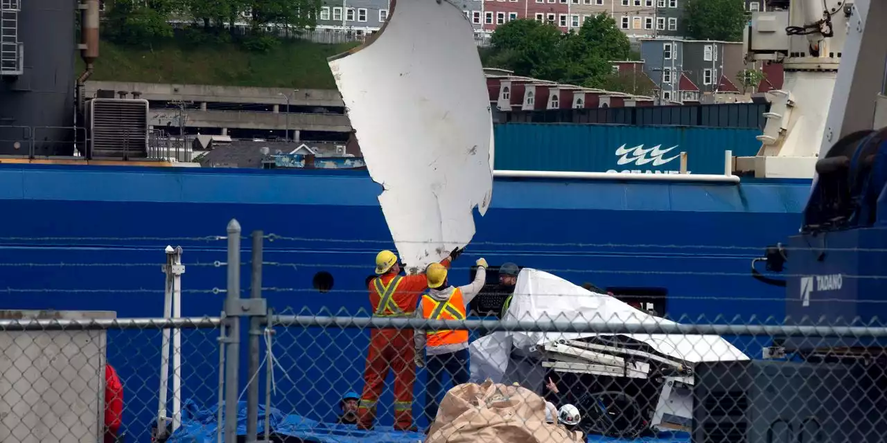 Pieces of the imploded Titan submersible have been returned to land