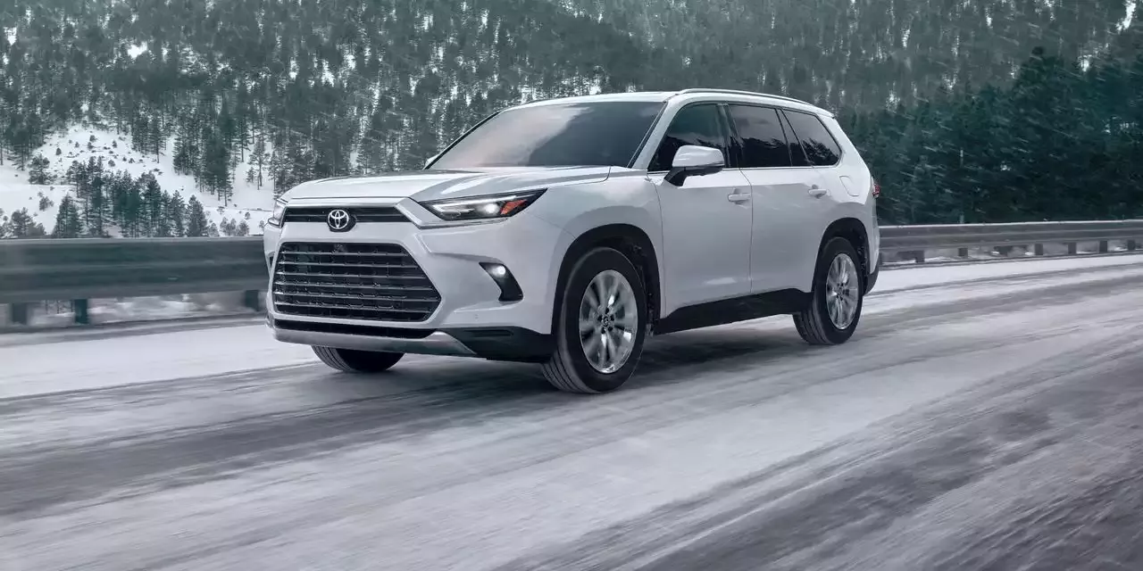 The allnew 2024 Toyota Grand Highlander This 3row midsize SUV offers