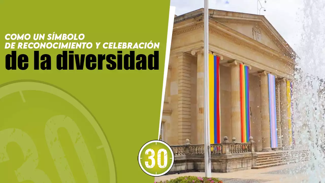 Por primera vez, la Casa de Nariño se viste con los colores del orgullo LGBTIQ+