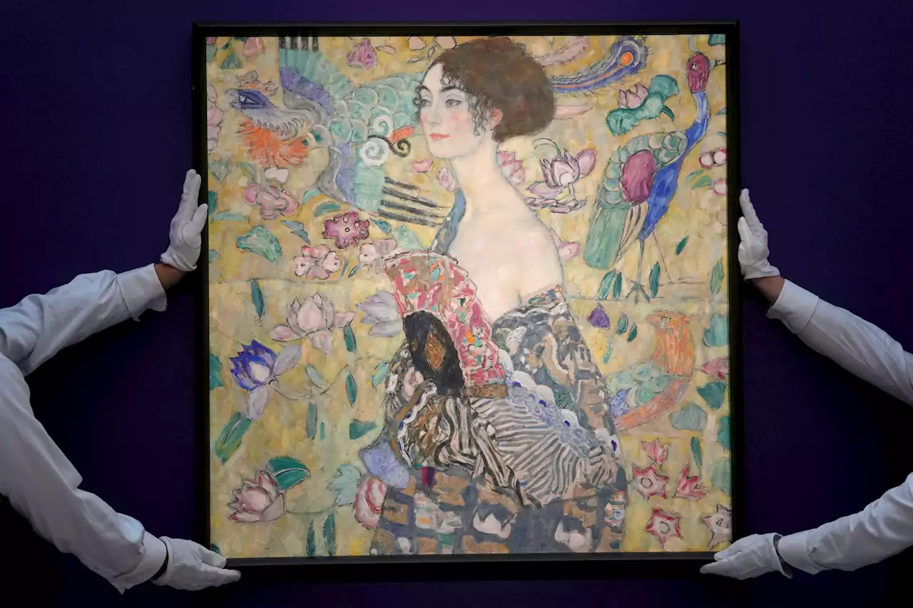 Klimt painting sets European record with $108 million price tag at Sotheby's auction in London