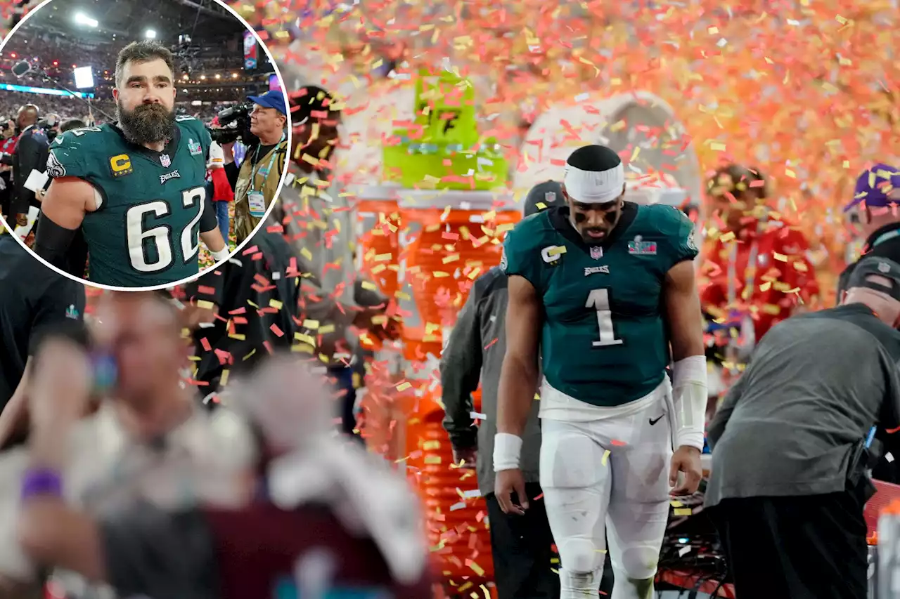 Jalen Hurts still ‘beats himself up’ for Super Bowl mistakes: Jason Kelce