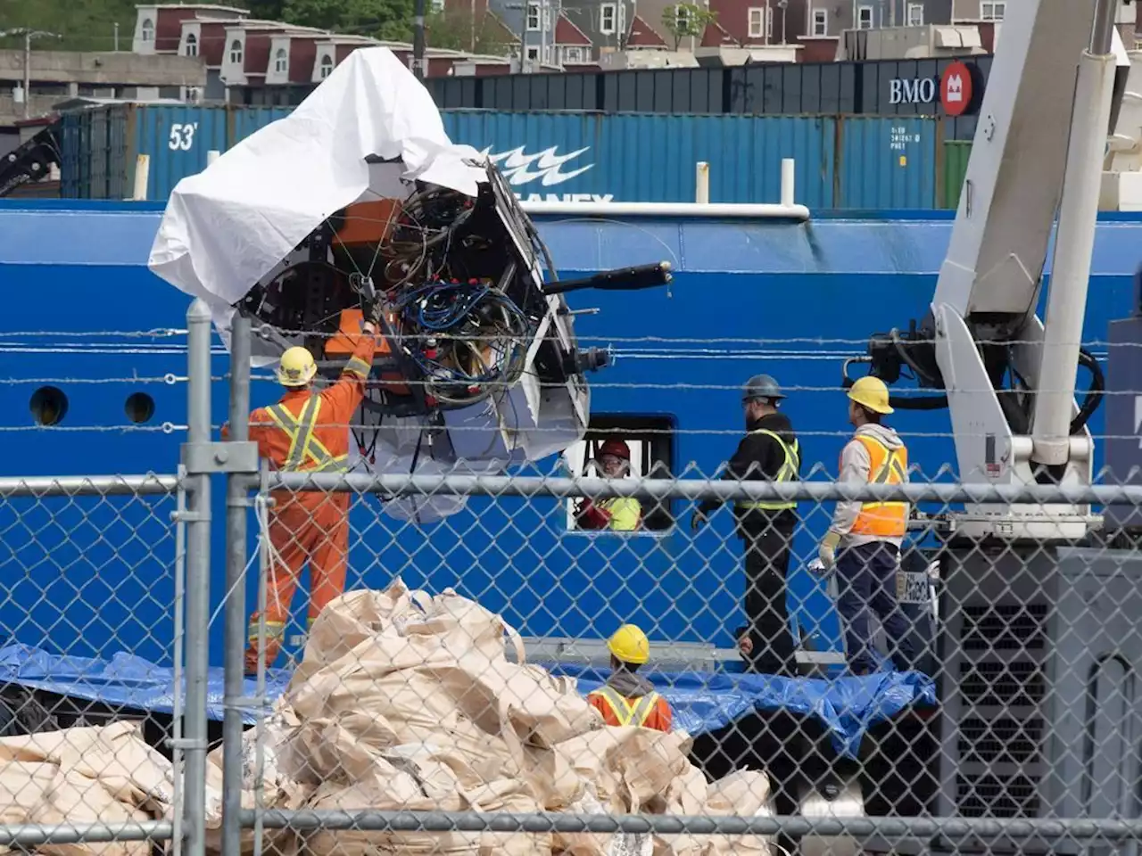 Photos reveal first look at Titan debris after fatal Titanic sub implosion