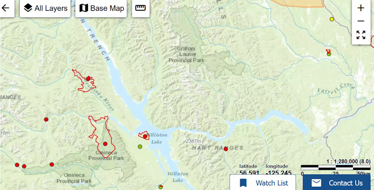 Smoke clears over Prince George but fires to the north still out of control