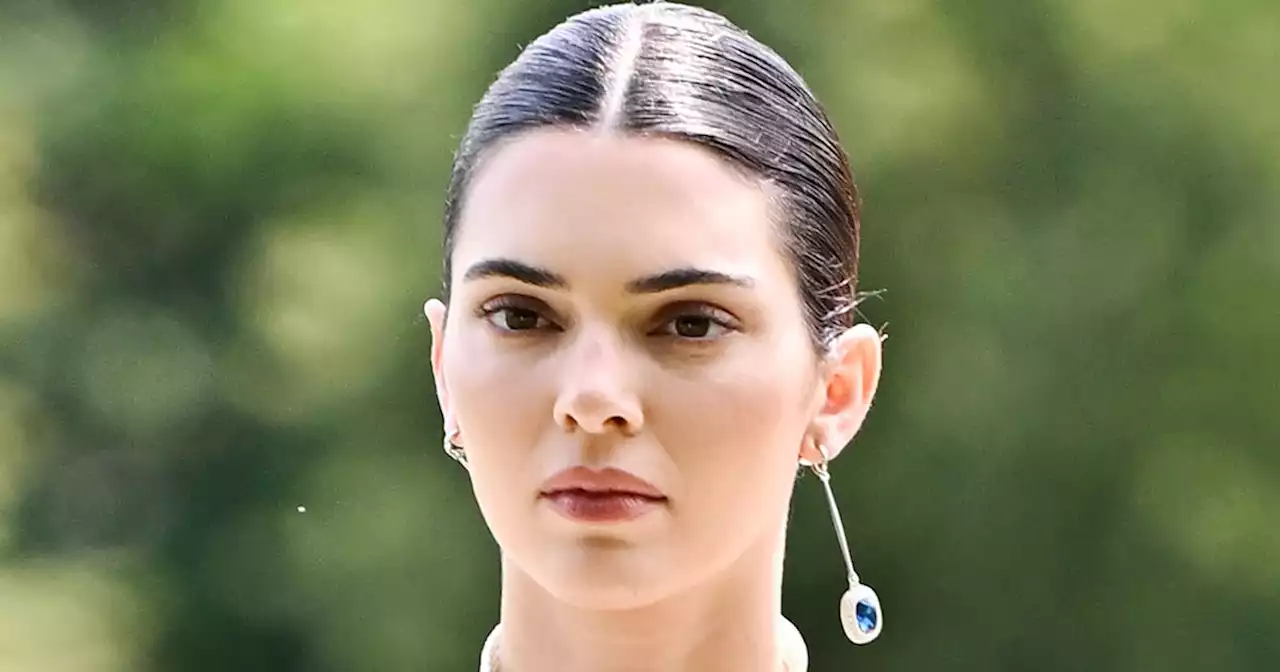 Kendall Jenner Taps Into Quiet Luxury in a Plunging Sequined Dress