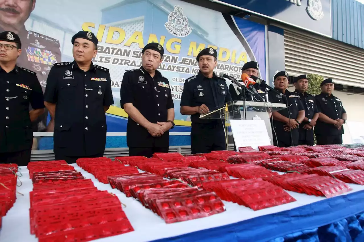 Husband and wife nabbed in RM500K drug haul in Ipoh