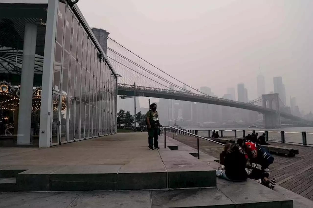 New York skies set to darken again with smoke from Canada wildfires