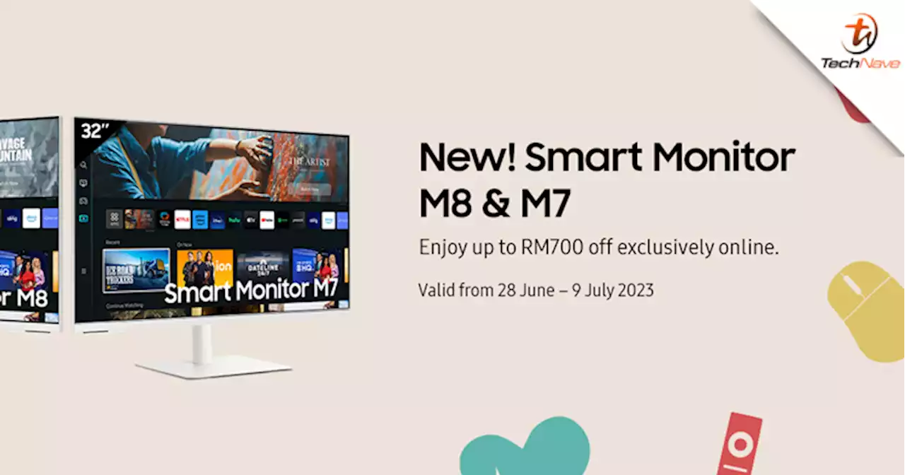 Samsung Smart Monitor M8 & M7 Malaysia release - special launching promo price at RM2238 | TechNave