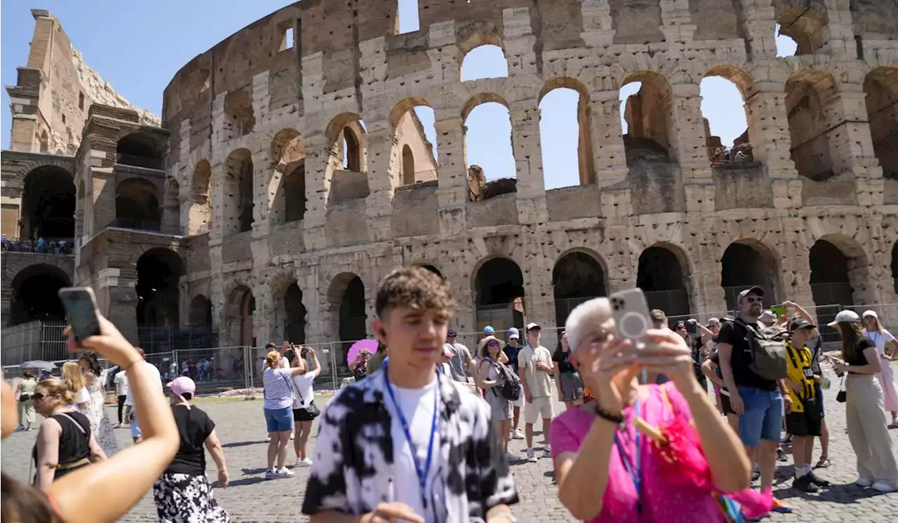 American who filmed tourist carving name in Colosseum ‘dumbfounded’ as hunt for culprit intensifies