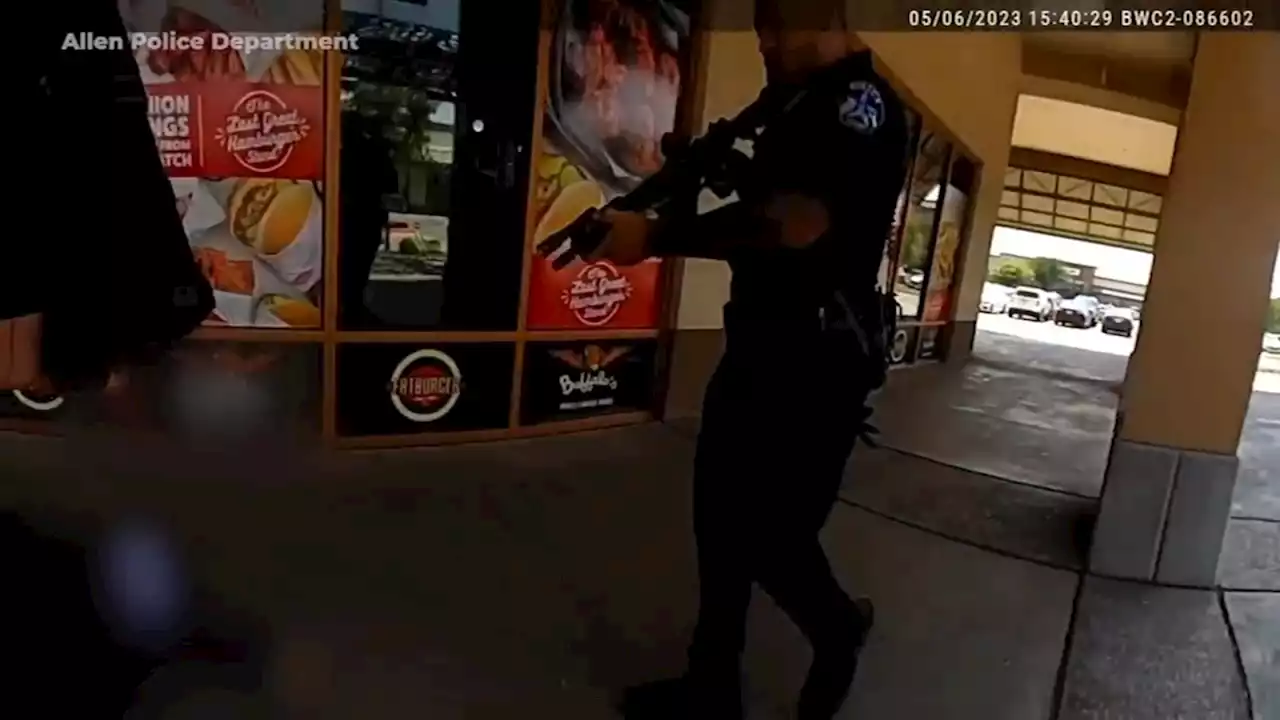 Police release body camera footage of officer who fatally shot Texas outlet mall shooter