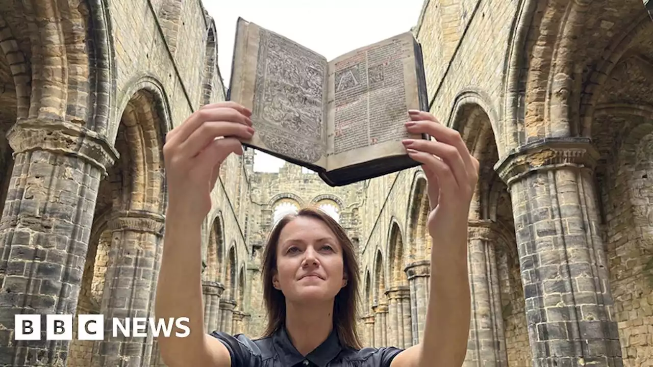 Medieval Kirkstall Abbey monks' book returns to former home