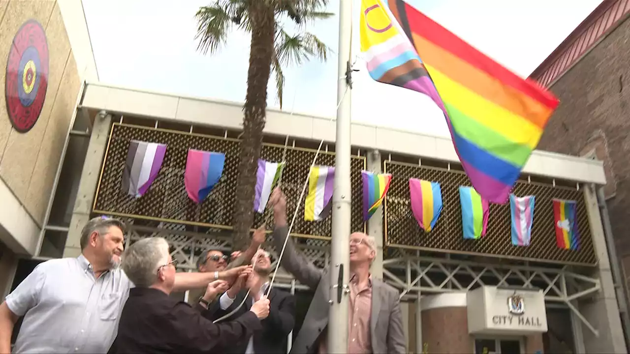 Victoria Pride flag raising symbolizes 'incredible resilience,' says society