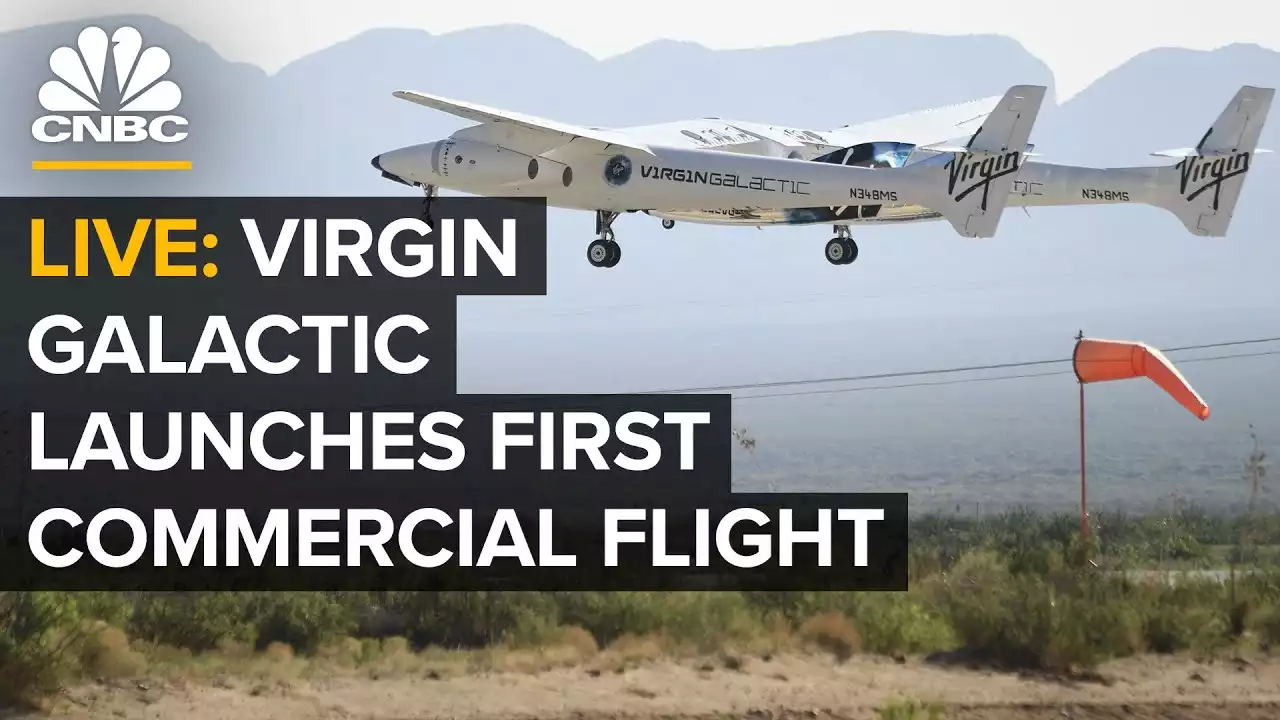 LIVE: Watch Virgin Galactic fly its first paying customers to space for tourism — 6/29/23