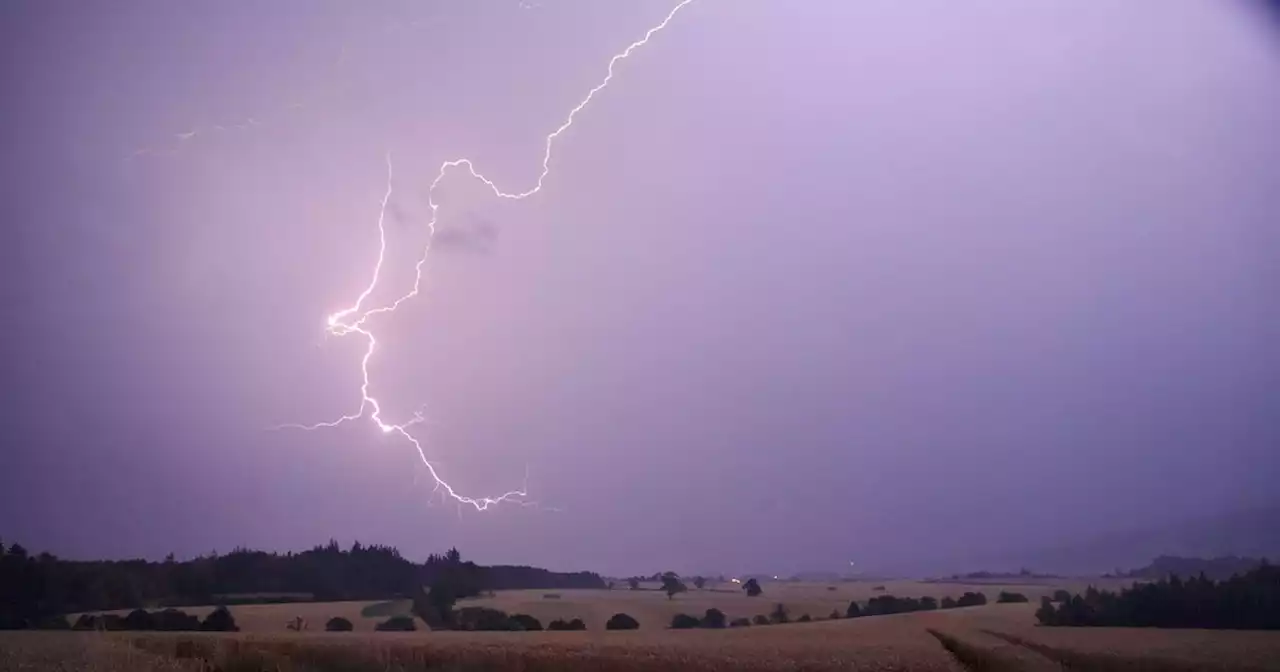 Thunderstorms to rage in Scotland as scorching 40C heatwave could hit in weeks