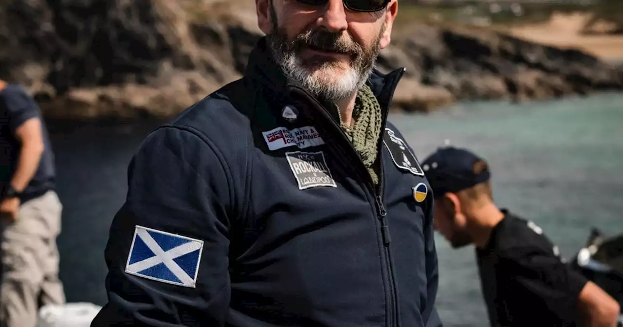 Veteran attempting world record stay on tiny Scots islet rescued