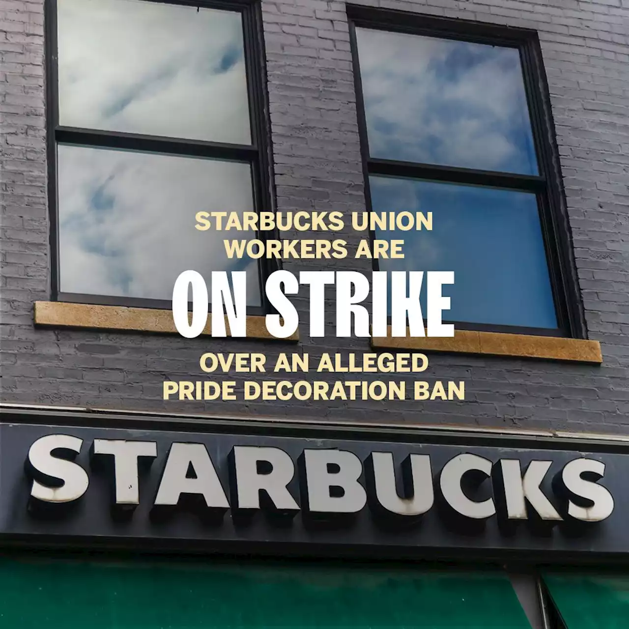 Starbucks Union Workers Are on Strike Over an Alleged Pride Decoration Ban