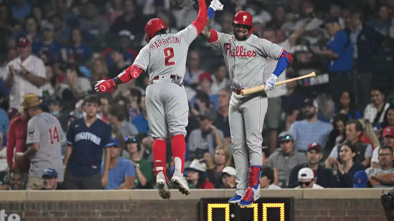 Castellanos, Sosa and Harrison go deep to help the Phillies beat Cubs 8-5