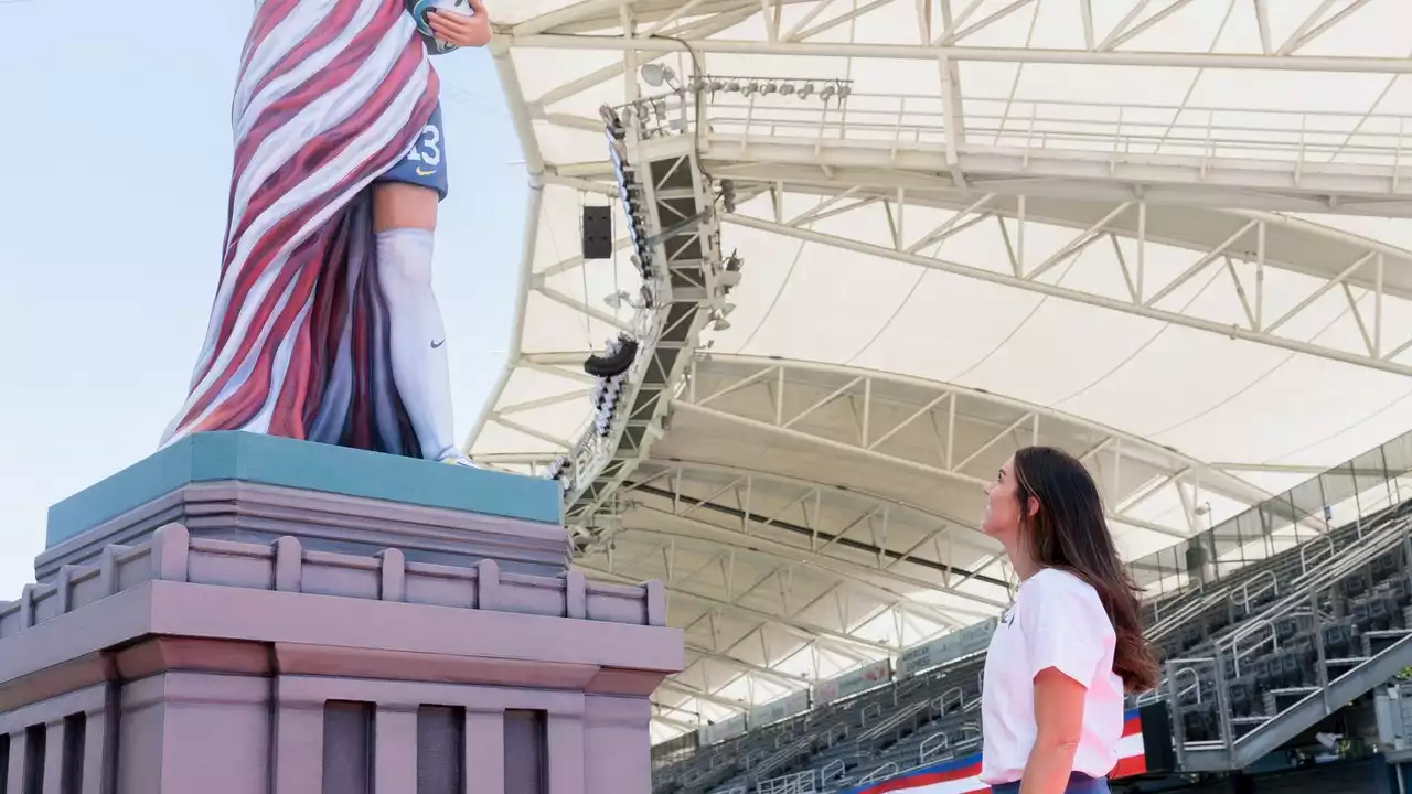 825-pound Alex Morgan statue goes on tour ahead Women’s World Cup