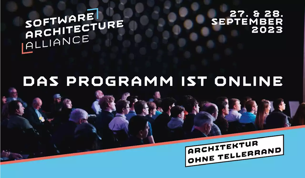 Konferenz: Programm der Software Architecture Alliance steht online