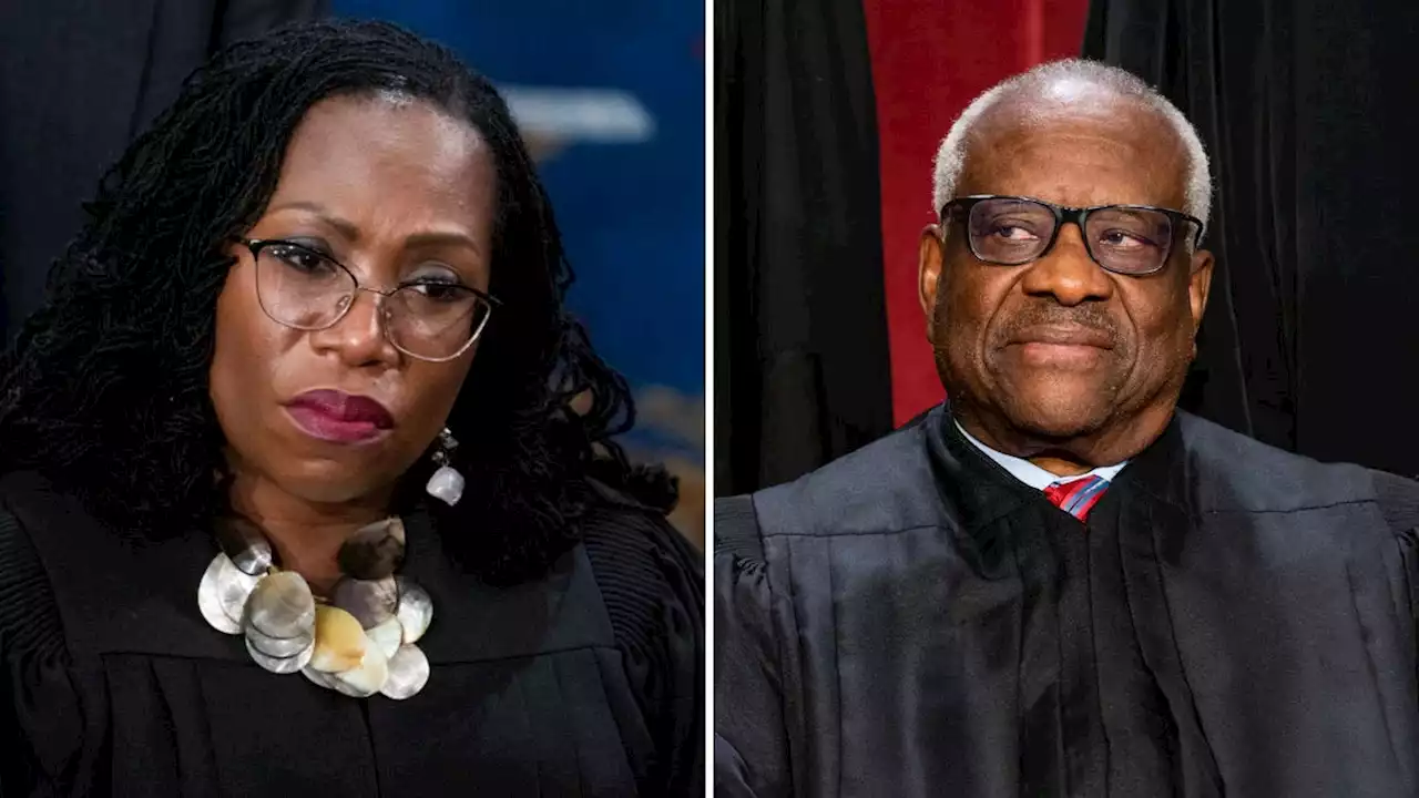 Kentanji Brown Jackson Skewers Clarence Thomas in SCOTUS' Affirmative Action Ruling