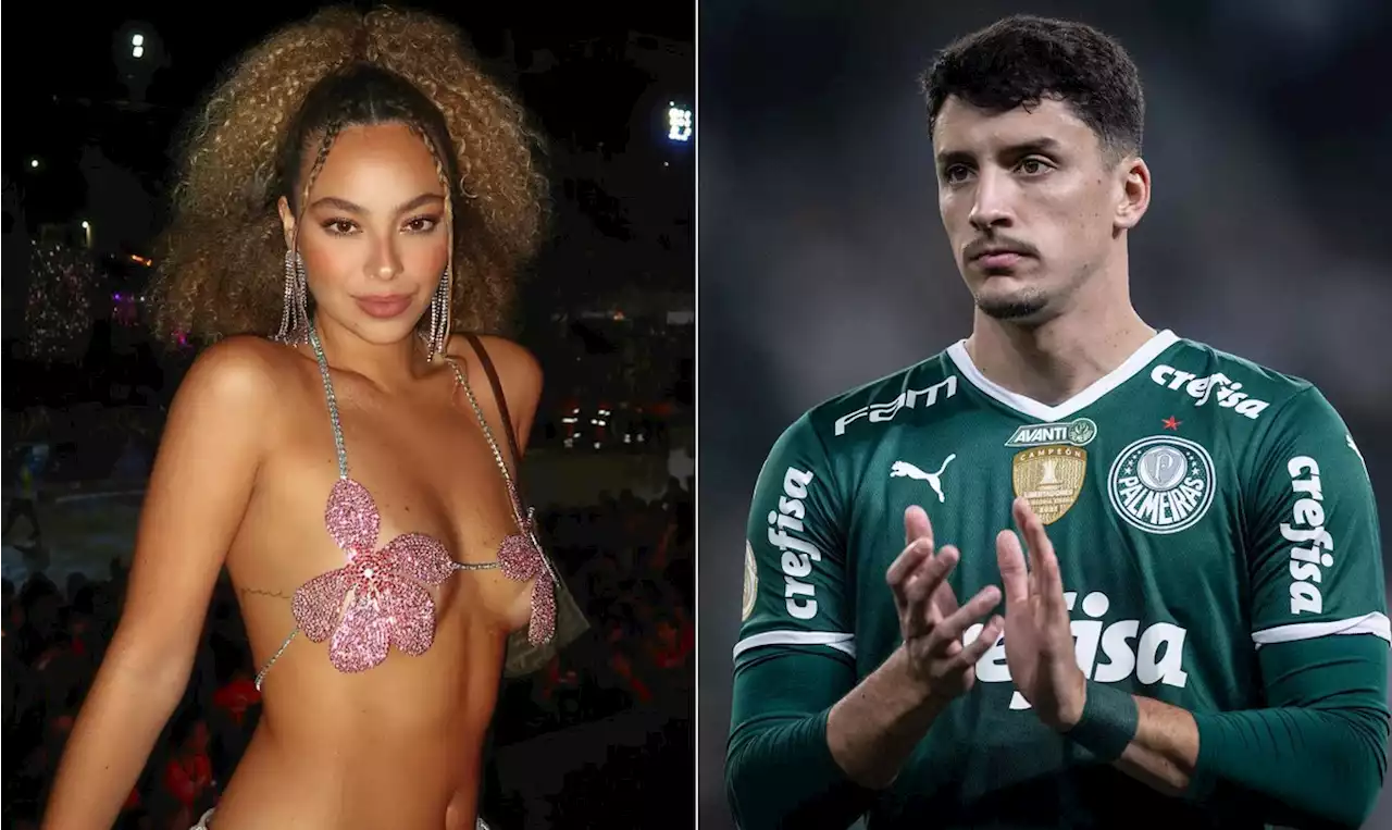 Ex de Vini Jr. flerta com jogador do Palmeiras, mas nega romance: 'Não estou com ninguém'