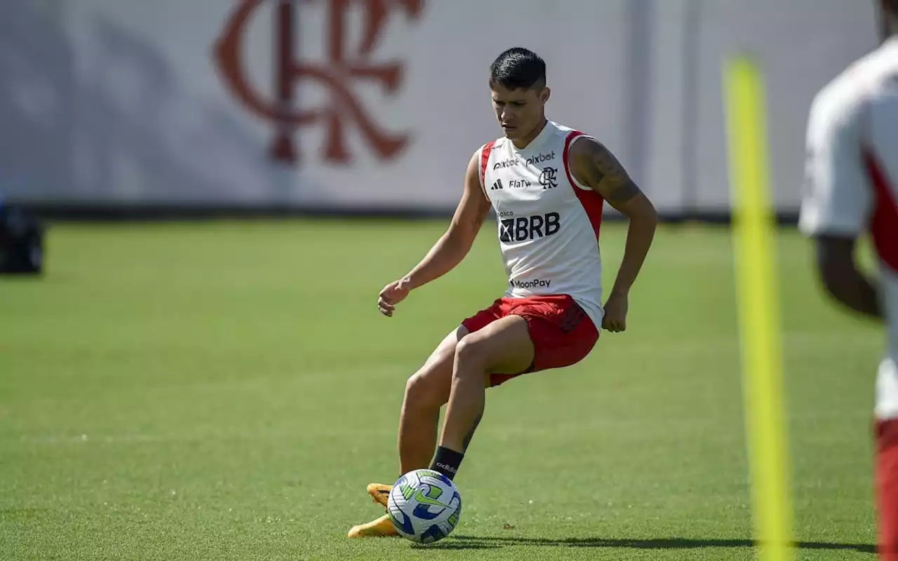 Luiz Araújo faz primeiro treino no Flamengo e se surpreende com a estrutura do clube | Flamengo | O Dia