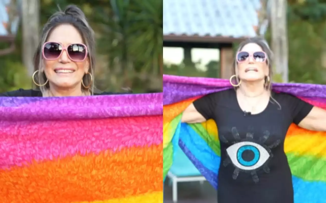 Susana Vieira posta vídeo com bandeira LGBTQIAP+ no Dia do Orgulho: 'Minha também' | Celebridades | O Dia