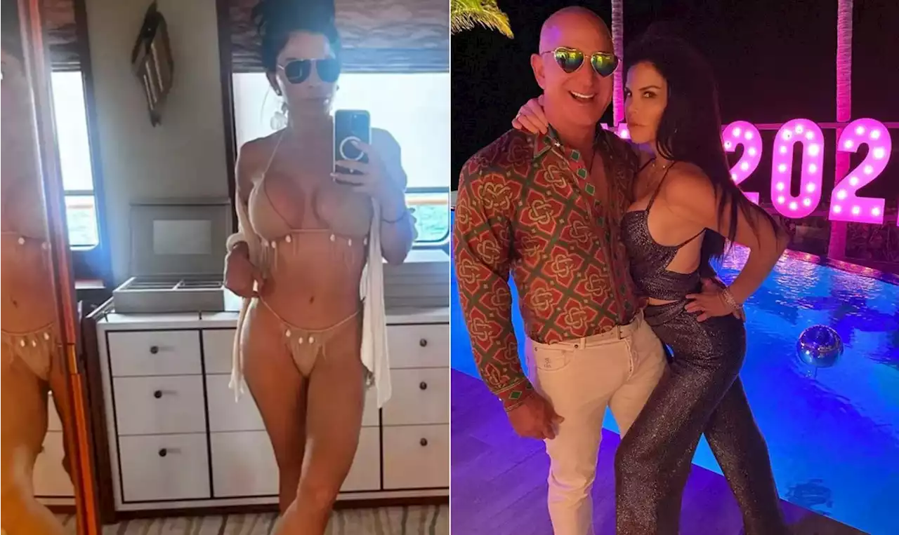 Humilde! Lauren Sánchez, noiva do bilionário Jeff Bezos, usa biquíni de 54 dólares