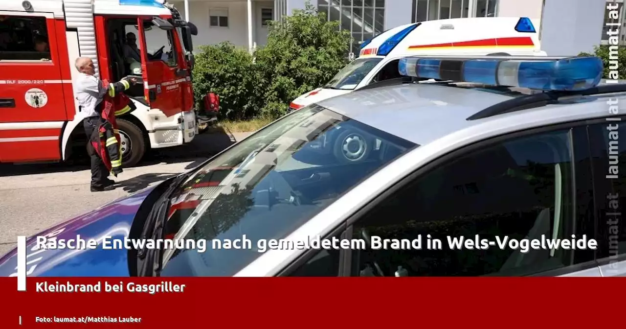 Rasche Entwarnung nach gemeldetem Brand in Wels-Vogelweide | laumat|at