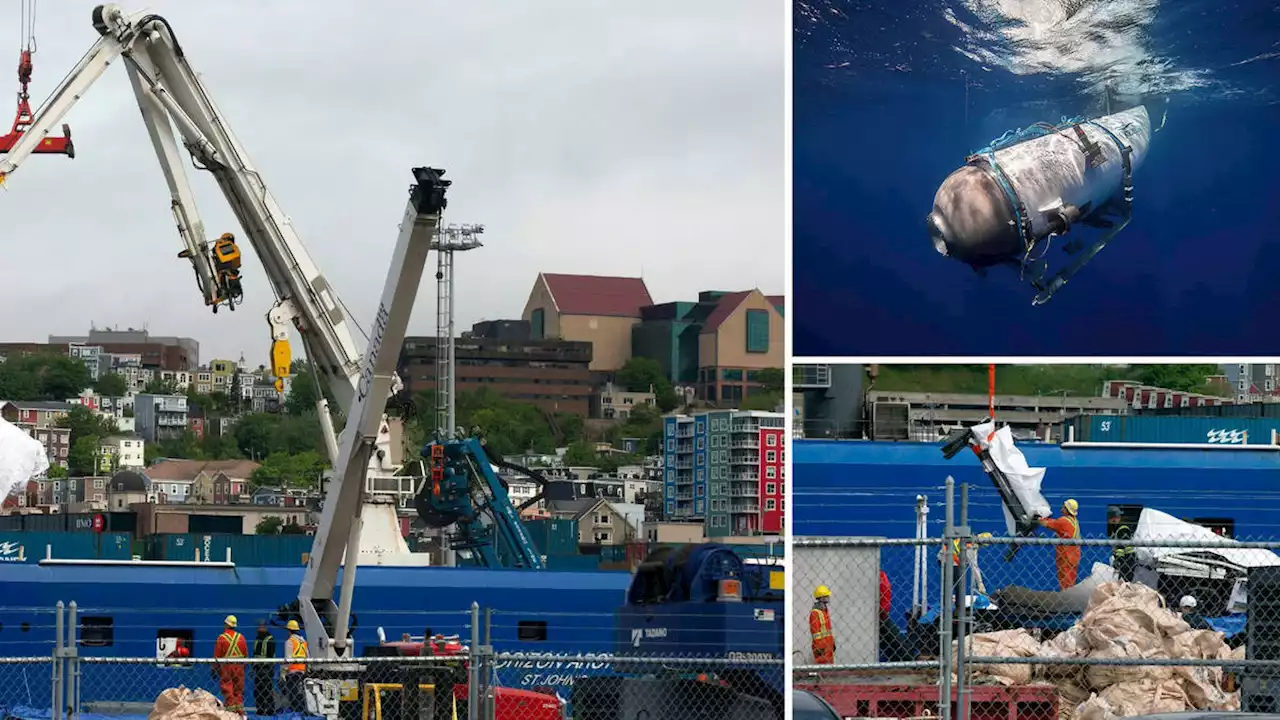 ‘Presumed human remains’ recovered in debris of imploded Titanic sub