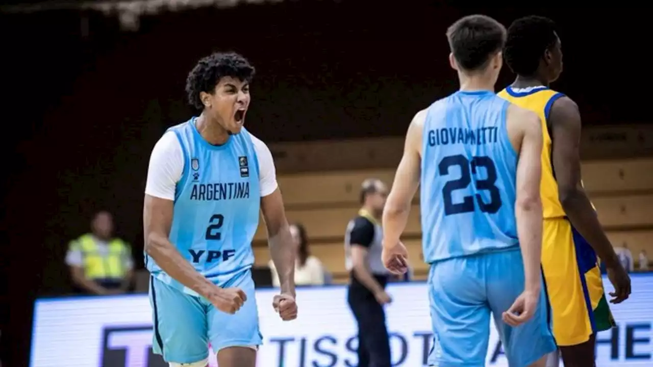 Argentina eliminó a Brasil y está en 4tos de final del Mundial Sub 19 de básquet