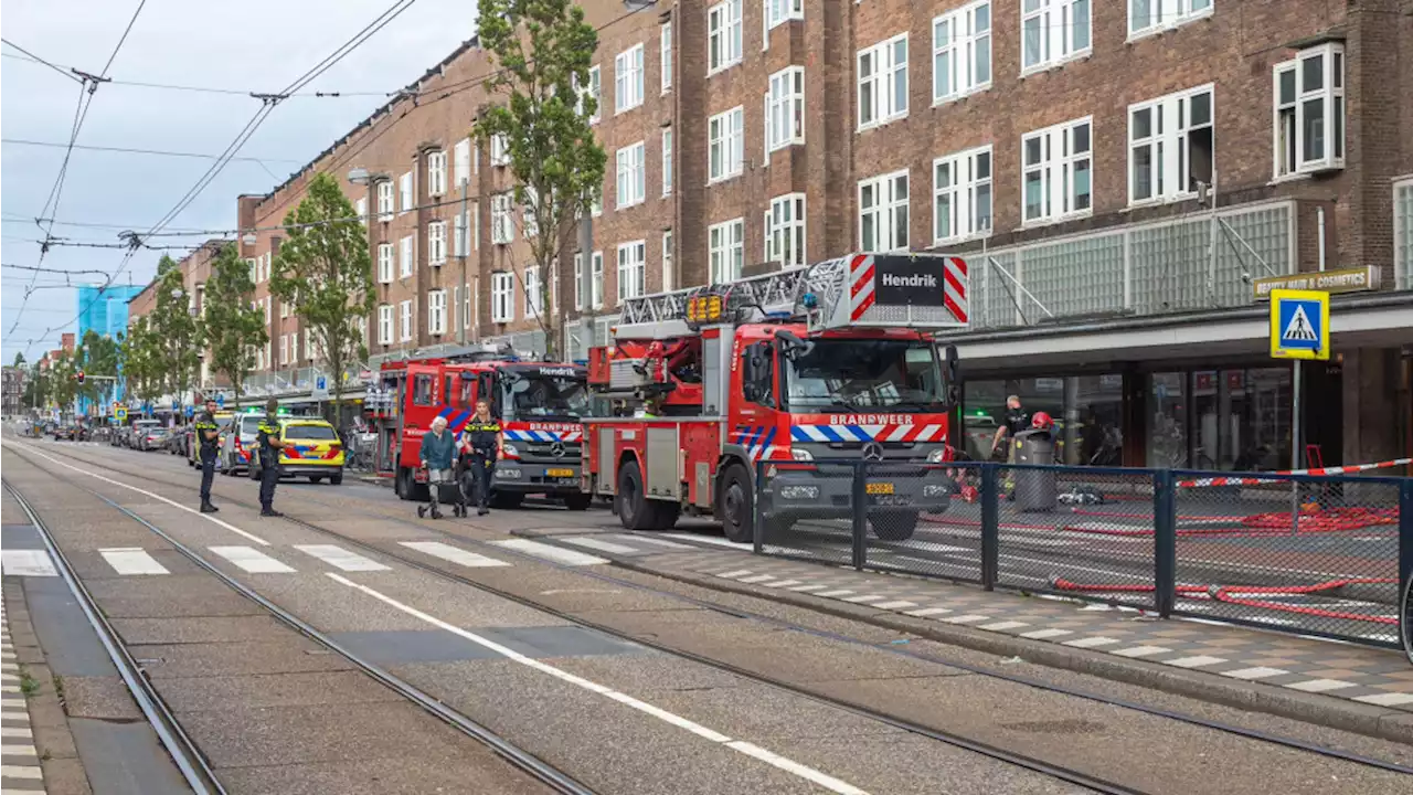 Dode gevonden na brand in Amsterdamse woning