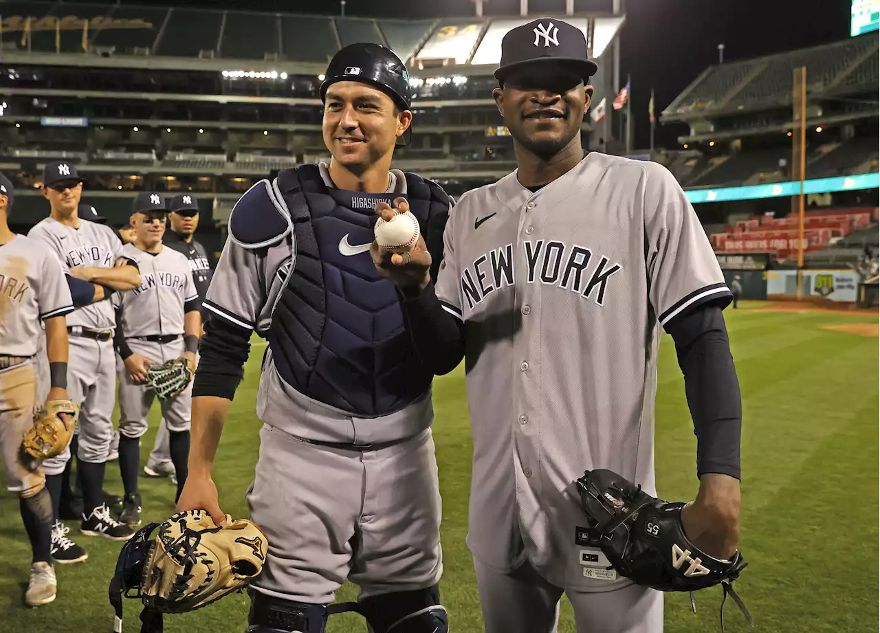 Yankees’ Kyle Higashioka on what it was like catching Domingo German’s perfect game