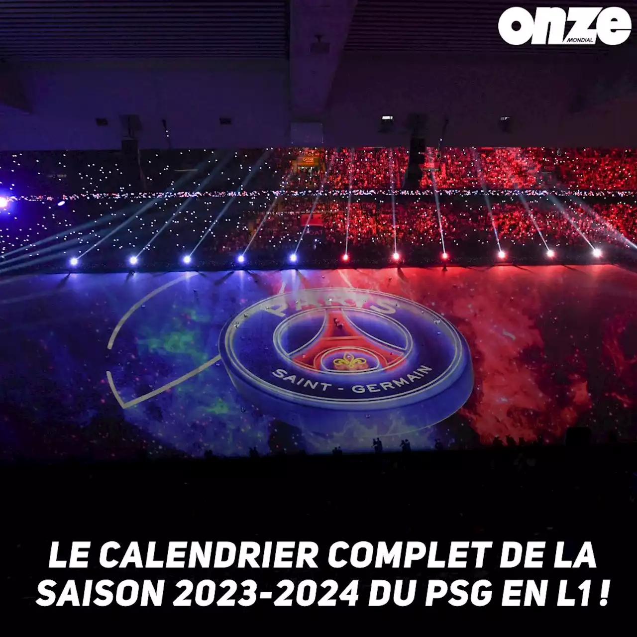 PSG : le calendrier complet de la saison 2023-2024