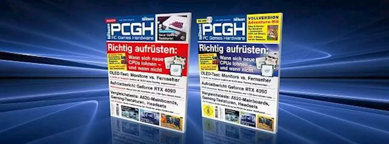 PCGH 08/2023: Hardware richtig aufrüsten, Spiele-Hits 2023/2024, A620-Mainboards, OLED-Monitore, Headsets, Durchflussmesser, Tastaturen, Open Benchtables u. v. m. - auf DVD: 'Edna bricht aus' in schön, DRM-frei