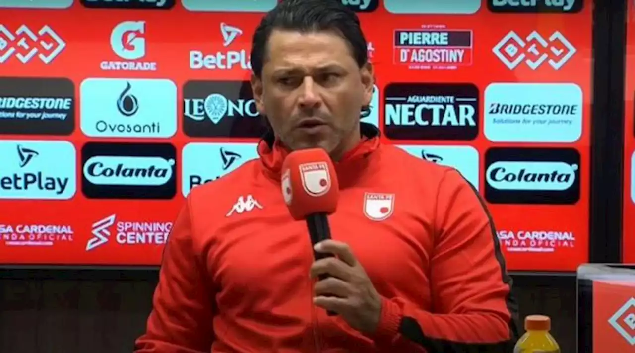 Todo lo que dijo Bedoya sobre dura eliminación de Santa Fe: 'Estamos golpeados' - Pulzo