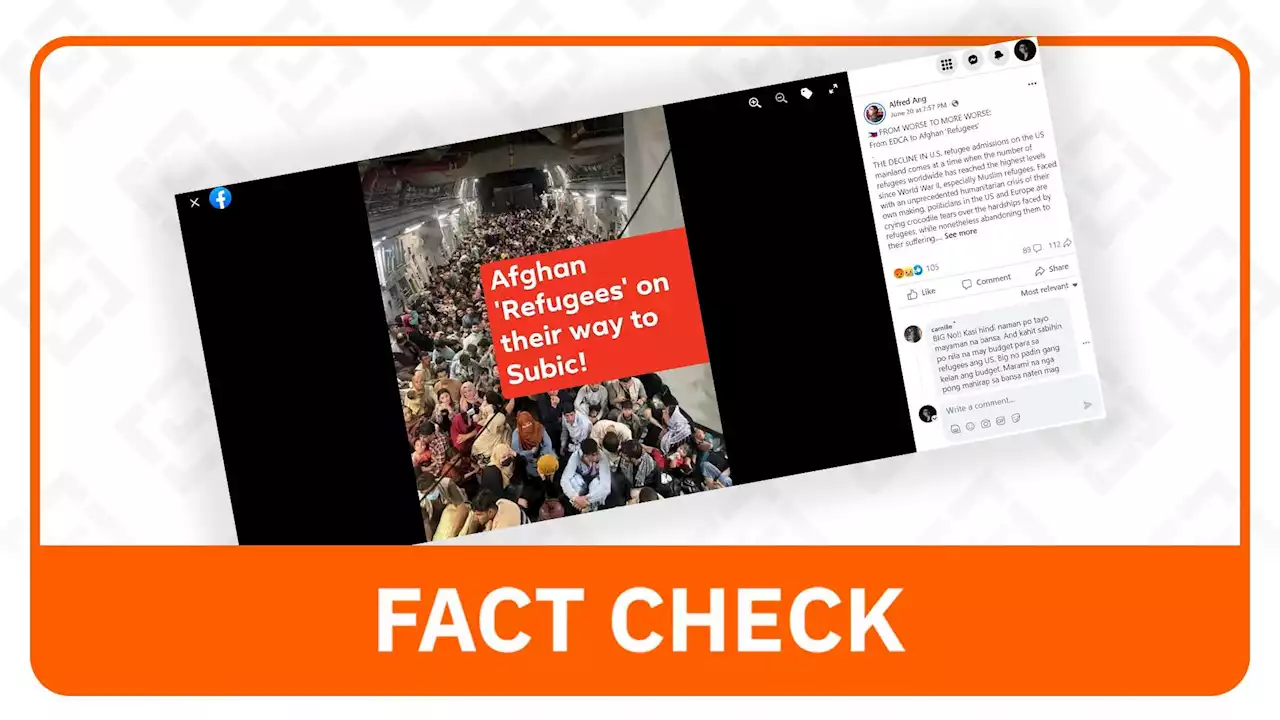 FACT CHECK: No deal yet on PH hosting of Afghans