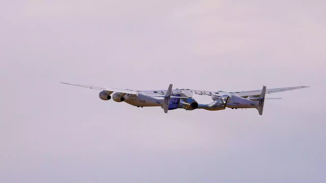 Watch as Virgin Galactic launches its first commercial flight into space