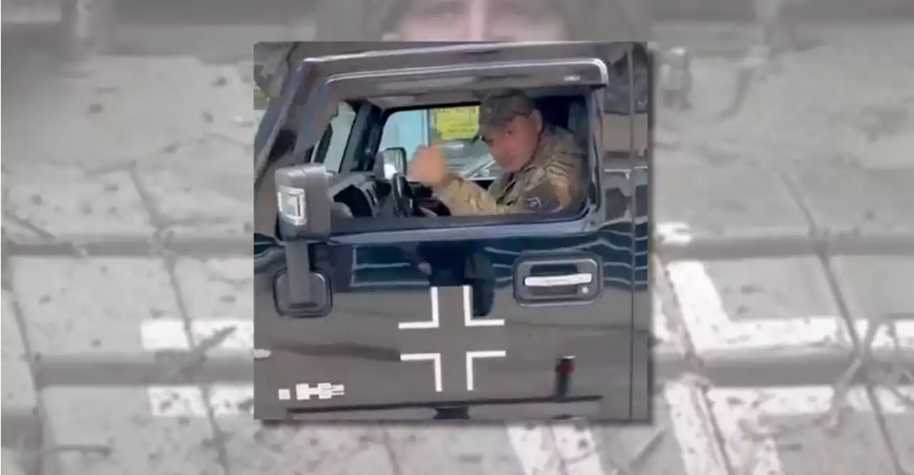 Does the Ukrainian Military Display a 'Nazi Cross' on Some Vehicles or Tanks?