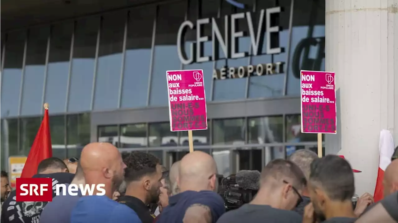 Gegen neues Lohnmodell - Angestellte des Genfer Flughafens streiken ab Freitag