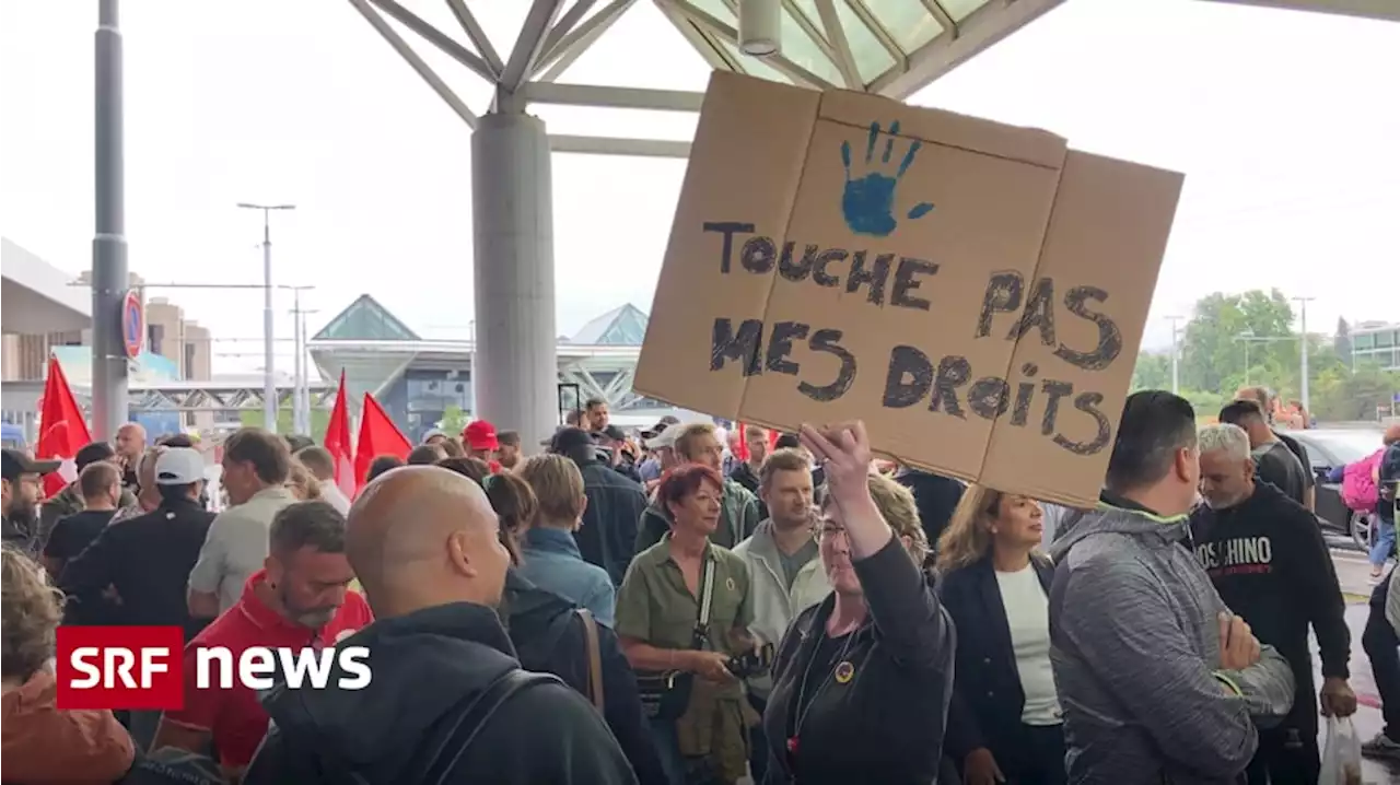 Keine Starts und Landungen - Streik am Flughafen Genf geht bis Samstagabend weiter