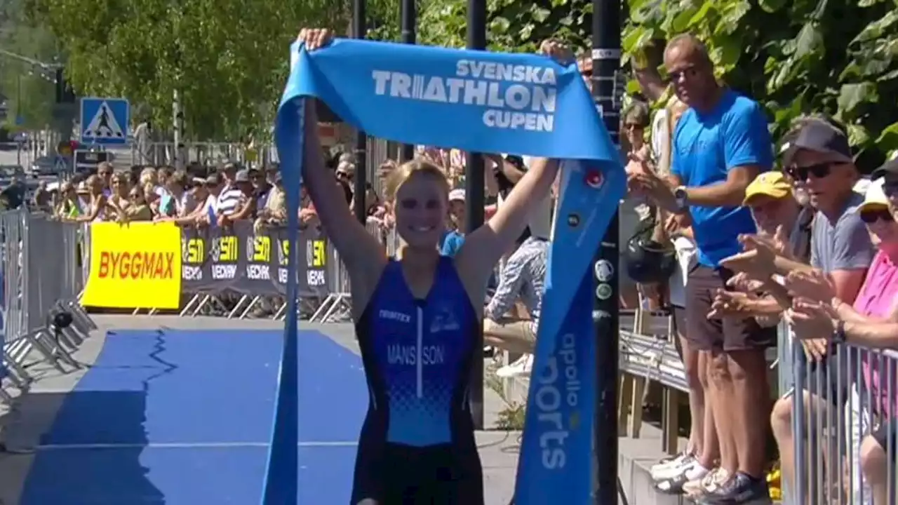 Triathlon: Supertalangen Tilda Månsson vann triathlonguldet i Umeå