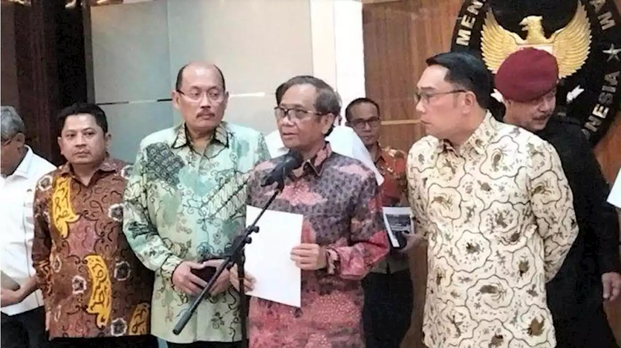 Menko Polhukam Mahfud MD Persilakan Ponpes Al Zaytun Buka Pendaftaran Santri Baru - Tribunnews.com