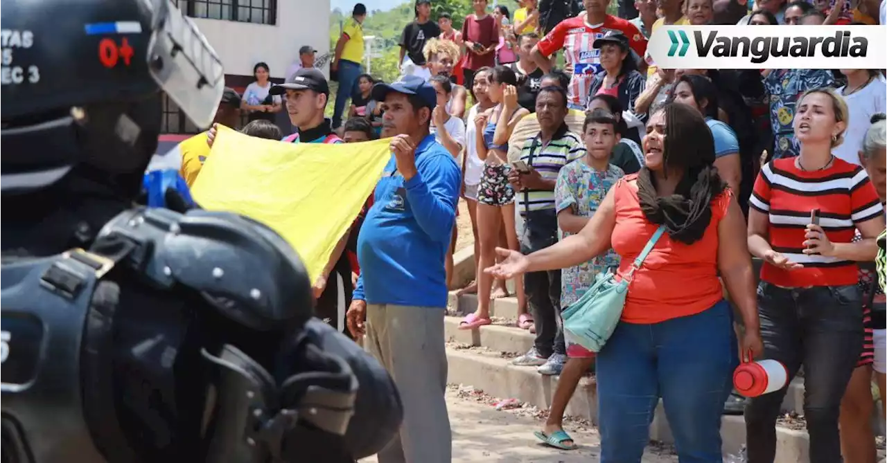 En directo: Protestan por demolición de un puente al Norte de Bucaramanga