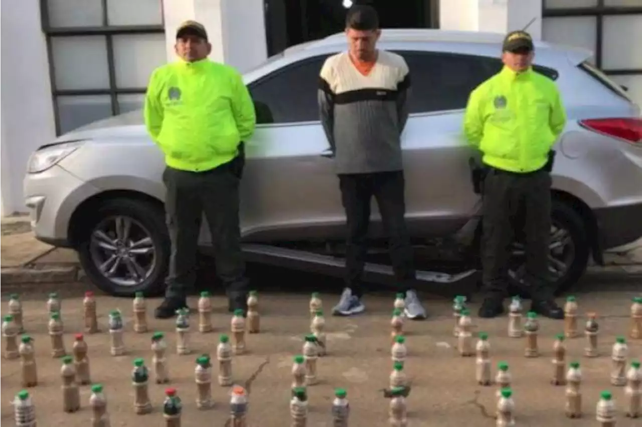 Lo cogieron en un ‘narco vehículo’ en Bucaramanga: llevaba $350 millones en coca