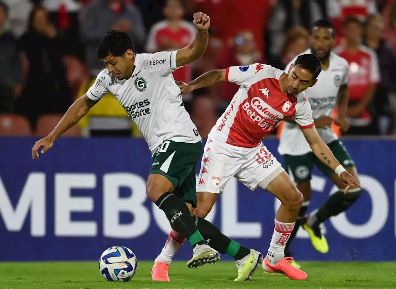 Goiás venció 2-1 a Santa Fe y se metió a octavos de la Sudamericana